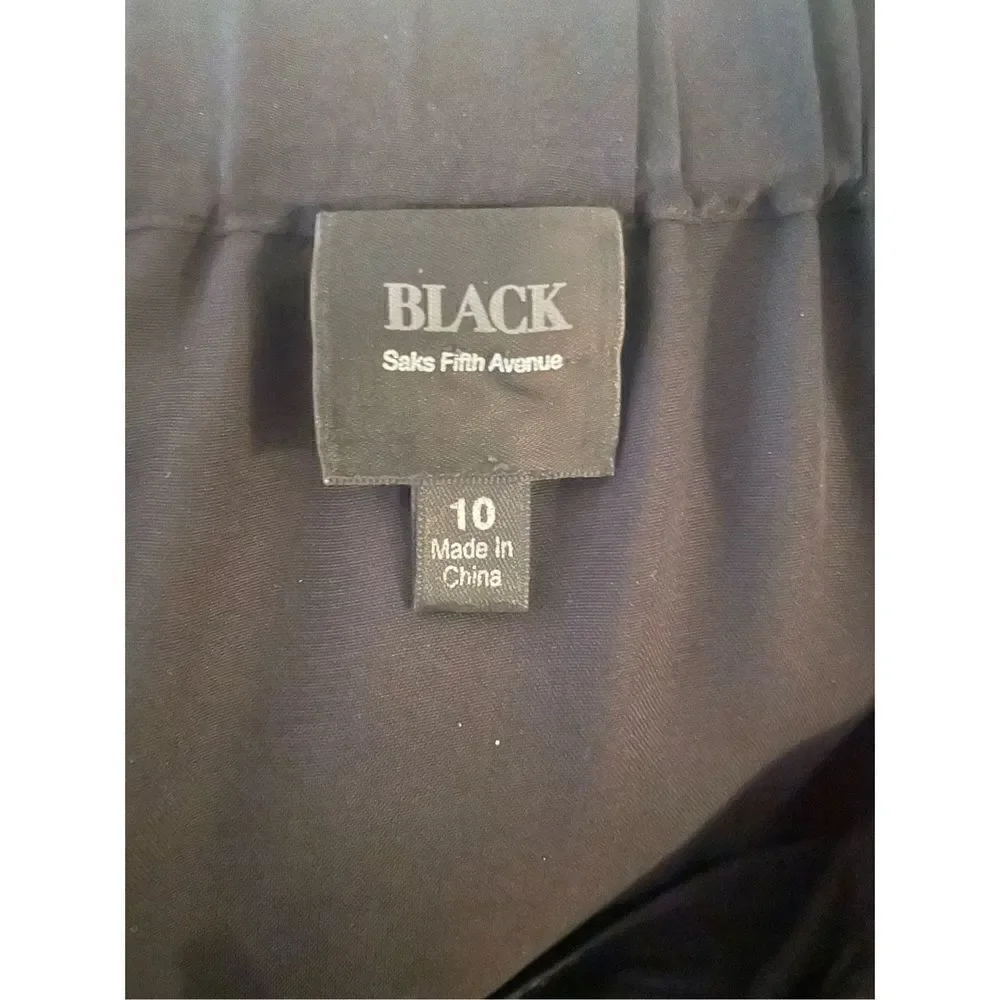 Black Saks 5th Avenue Skirt (SZ 10)
